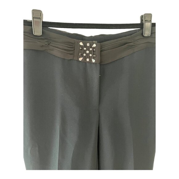 Tahari Luxe Petite Black Dress Pants - Picture 5 of 7